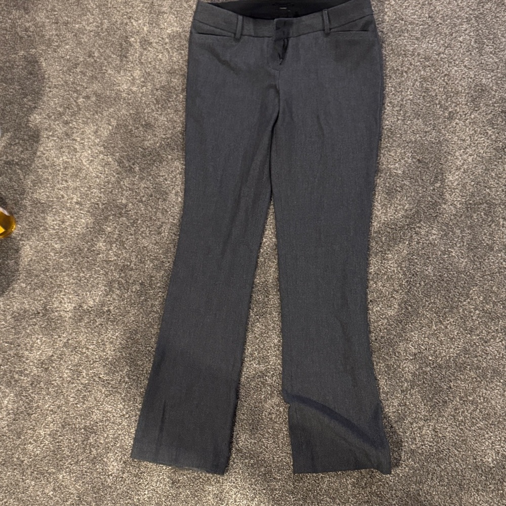 Express Charcoal Flare Jeans